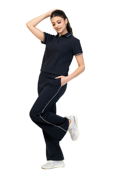 Open Collar Polo Tshirt Plus Size