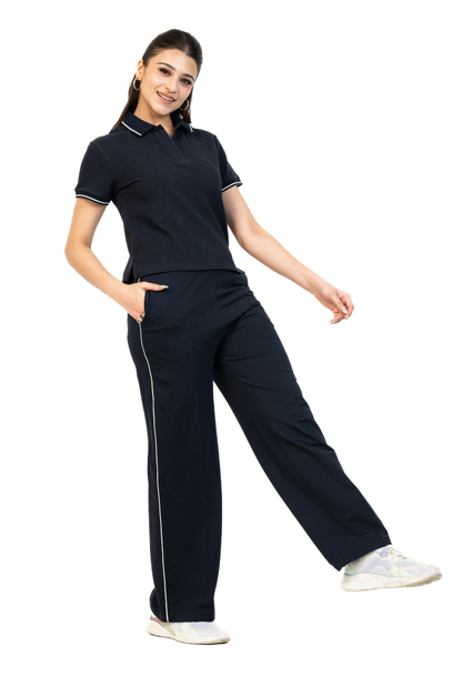 Open Collar Polo Tshirt Plus Size